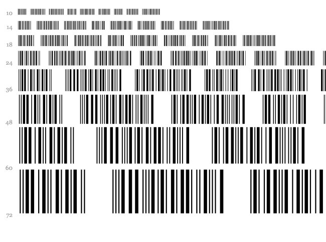 K-o-d-e-39 Hidden font waterfall